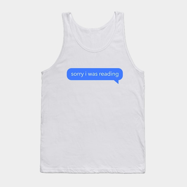 sorry i was reading Tank Top by ExpressiveThreads